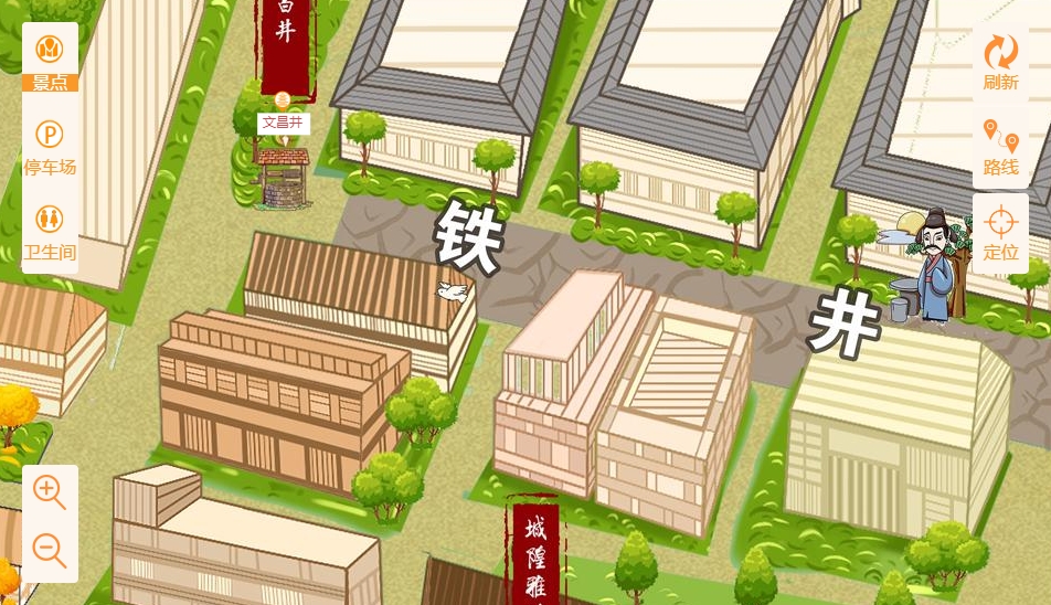 城厢智慧景区：手绘地图与语音导览的完美融合